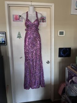 Pink/purple Mermaid Formal Dress