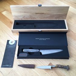 Assorted Lot of Kitchen Knives and a Box - Miyabi, Kamikoto, Rostfrei