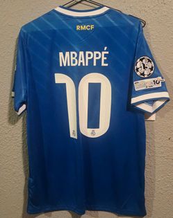Real Madrid Mbappé #10 Blue Soccer Jersey