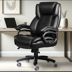 Big and Tall Office Chair 500lbs-Heavy Duty Office Chair