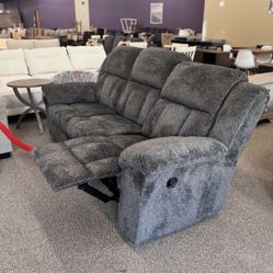 Huge Holiday Savings! Brand New Ashley Reclining Sofa Now On Sale 