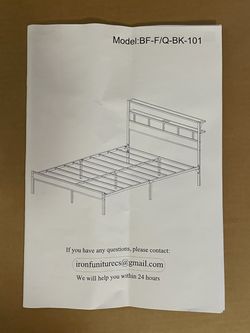Full/queen bed frame headboard LED lights Full/queen bed frame headboard LED lights