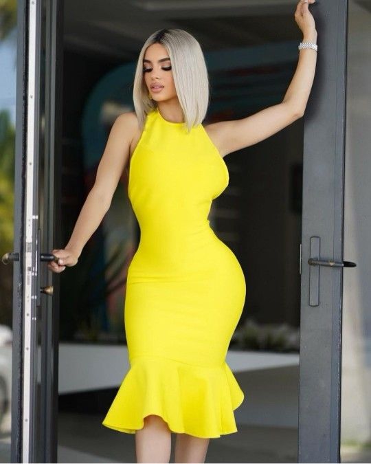 Sun Goddess Bandage Dress