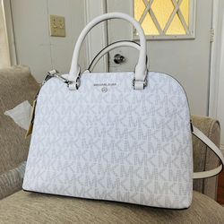 Michael Kors Cindy Large Dome Satchel 