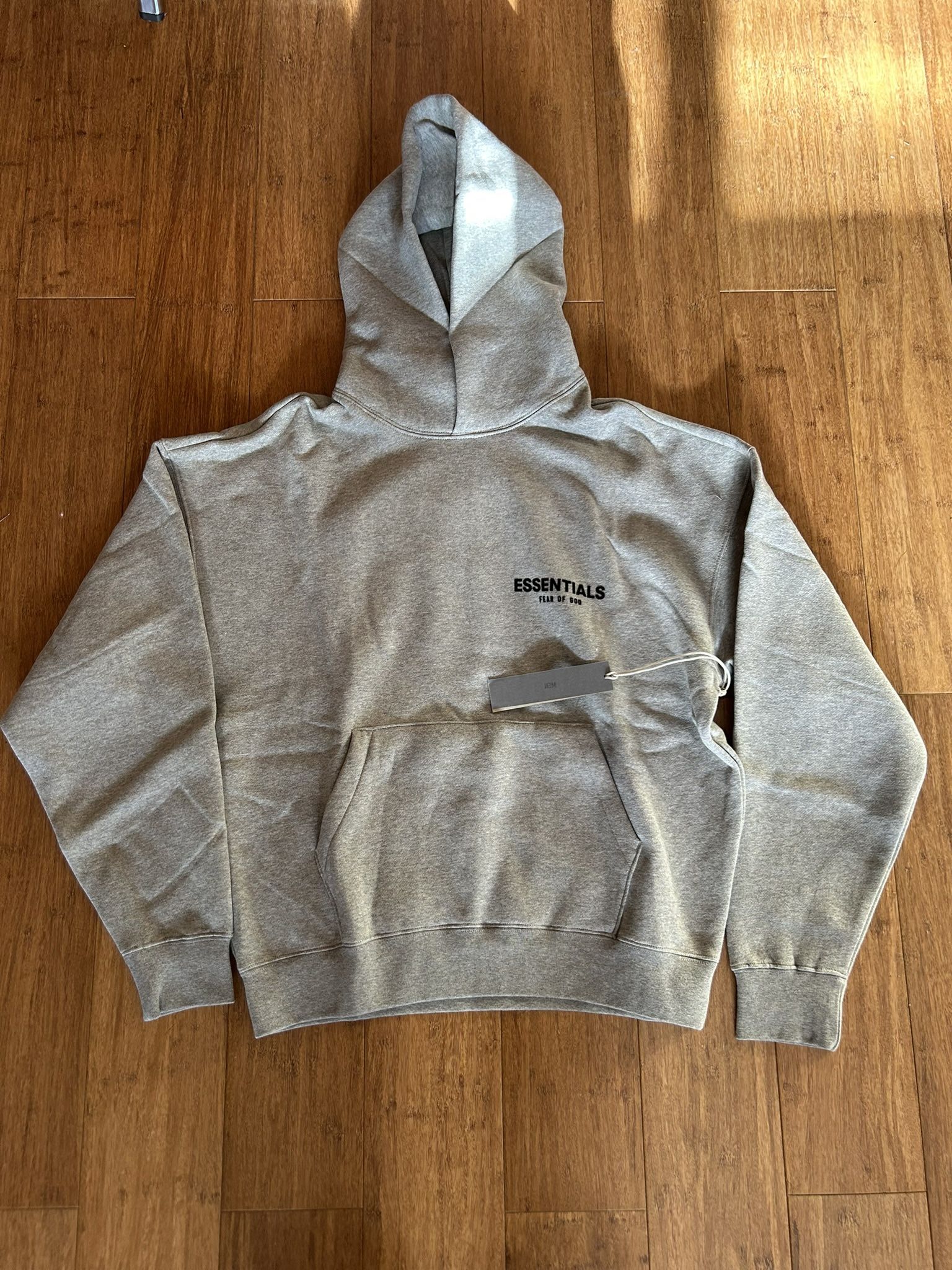 Essentials Dark Oatmeal Hoodie