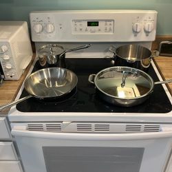 All Clad D3 Pots And Pans Set Stainless Steel