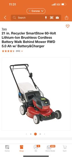Brand New Toro 60v 21 In Battery Walk Behind Mower RWD 