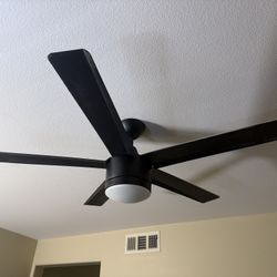 Ceiling Fan Black Modern Industrial Originally $150