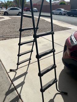 Free above ground pool ladder