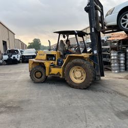2004 Sellick Sd120 All terrain Forklift 12000 Lbs Extra Long Forks 4x4 Diesel