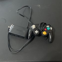 Nintendo GameCube Controller Adapter W/ GameCube Controller 