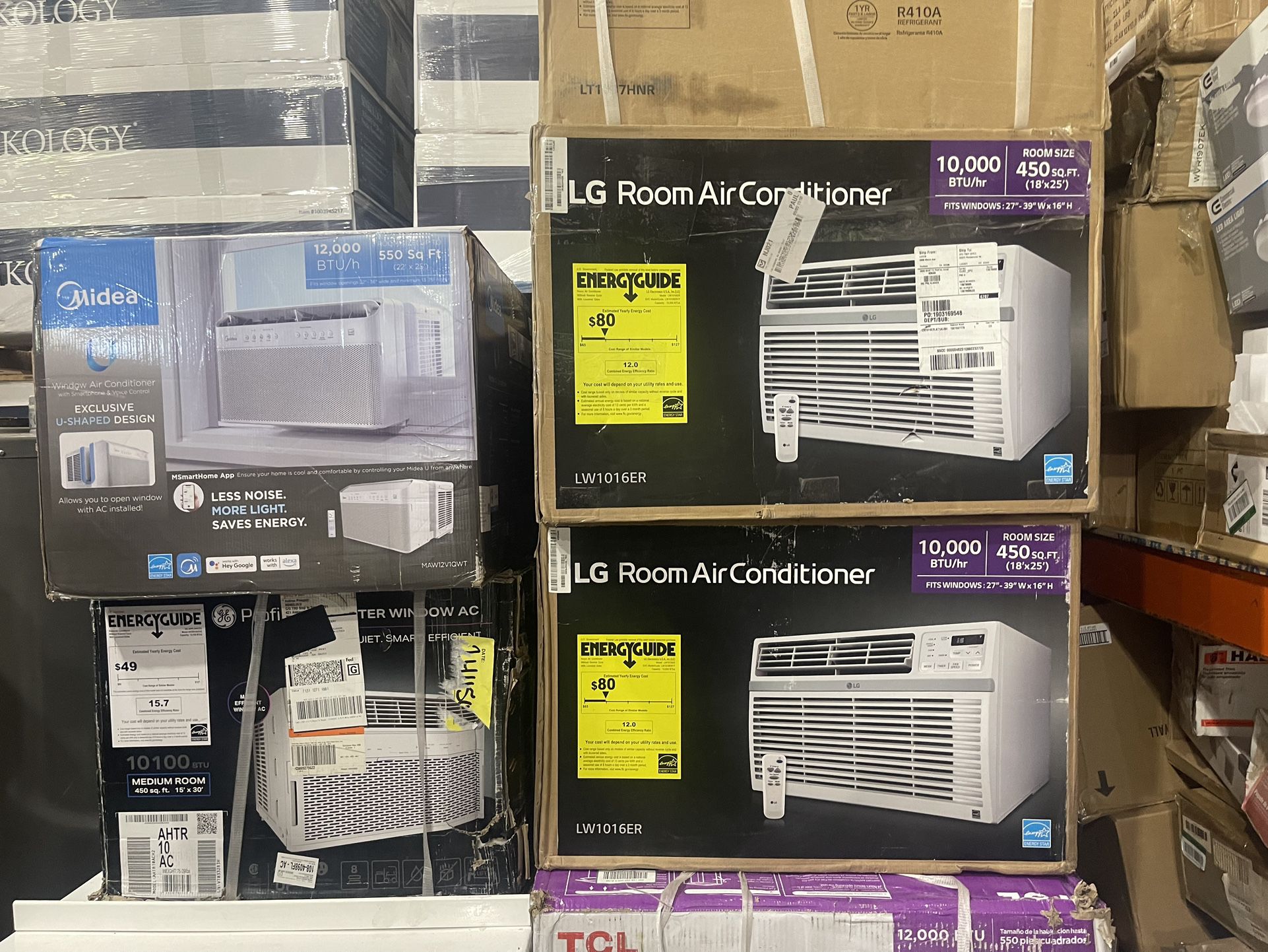 Window Airconditioners, Portable Airconditioners, Humidifiers $100-$600