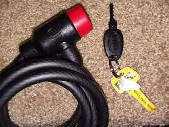Bell bike lock with key