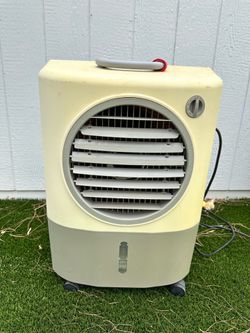 Hessaire MC18M Portable Evaporative Cooler 1300 CFM Swamp Cooler 500 sq ft White