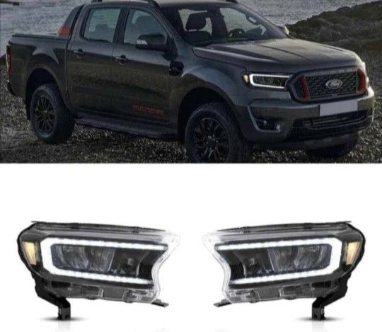 VLAND Full LED Headlights Sequential for Ford Ranger 2015-21