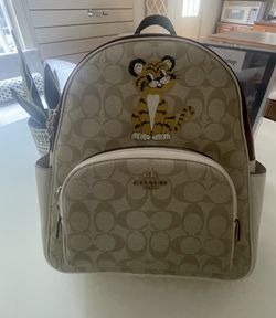 Limited Edition, Tiger, Print Coach Backpack