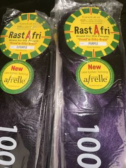Rastafri purple and dark purple