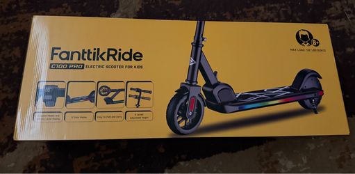 1 Fanttik Ride C100 Pro light up electric scooter for kids