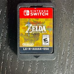 Legend Of Zelda Breath Of Wild With Box For Nintendo Switch