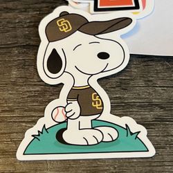 san diego padres snoopy sticker