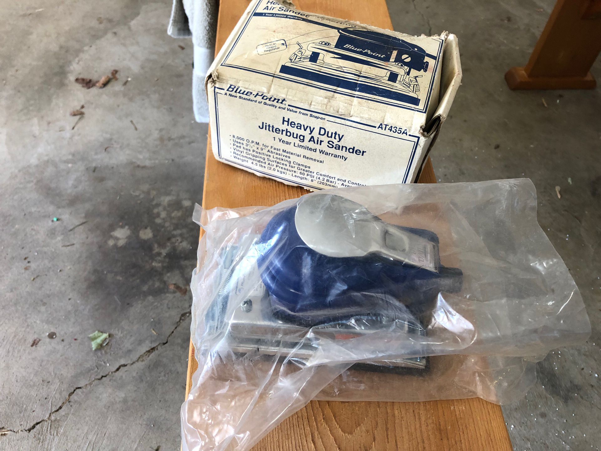 New BluePoint Jitterbug Air Sander