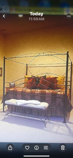 King Iron Framed Bed still avail!