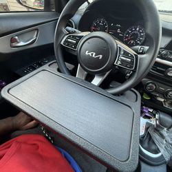 Car Steering Wheel Tray – Eat, Work, Chill in Your Car (10 Available)