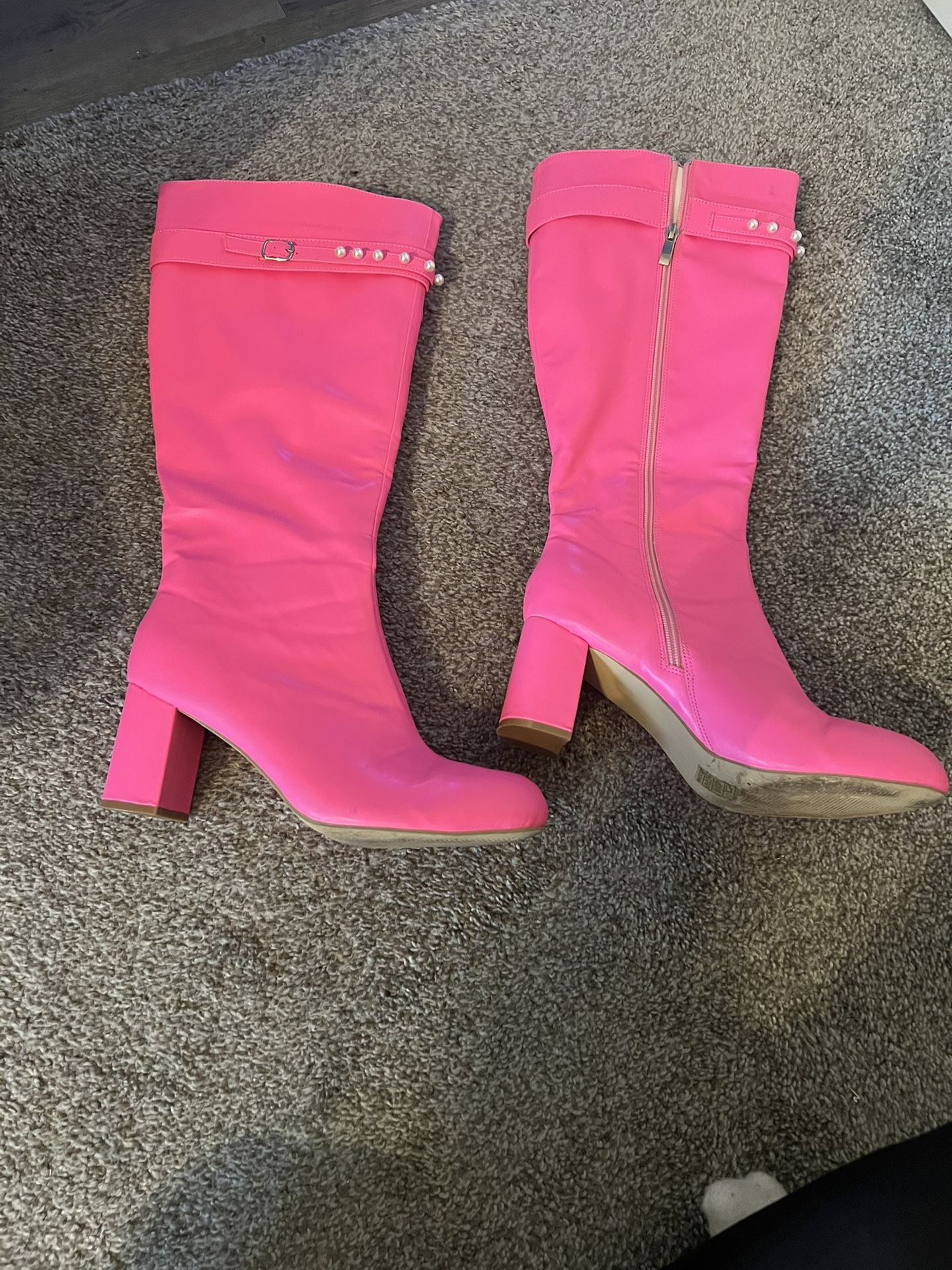 pink boots