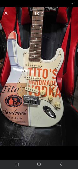 Titos Vodka guitar