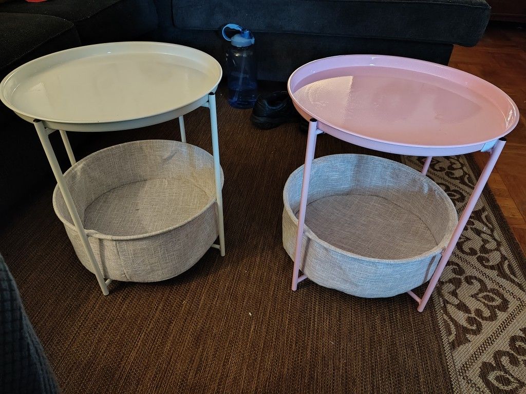 Set Of 2 End Tables For Kids Room