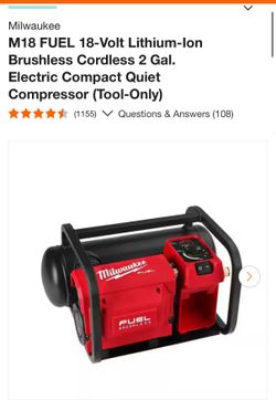 M18 Air compressor