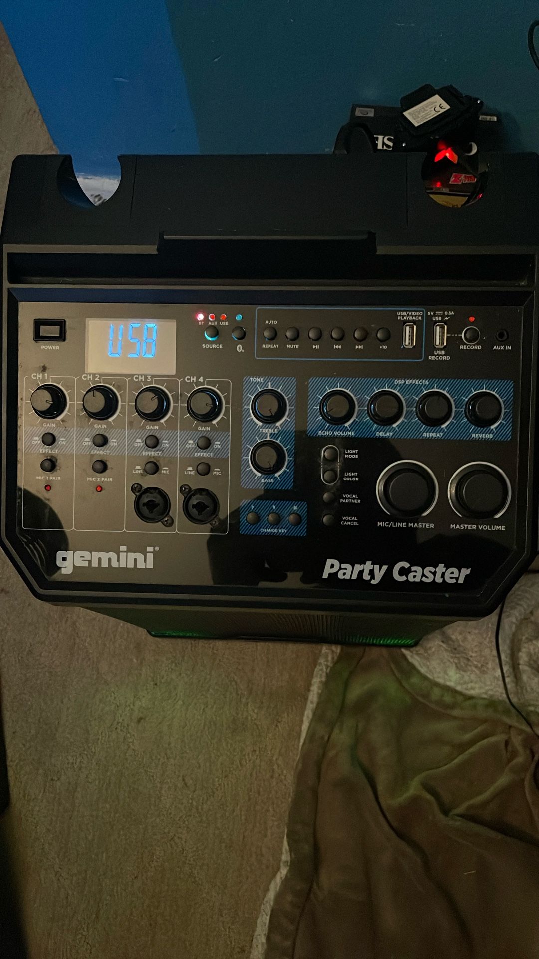 Gemini Party Caster Karaoke System