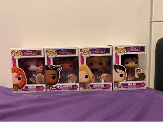 Gold/Metallic Princess Funko Pops