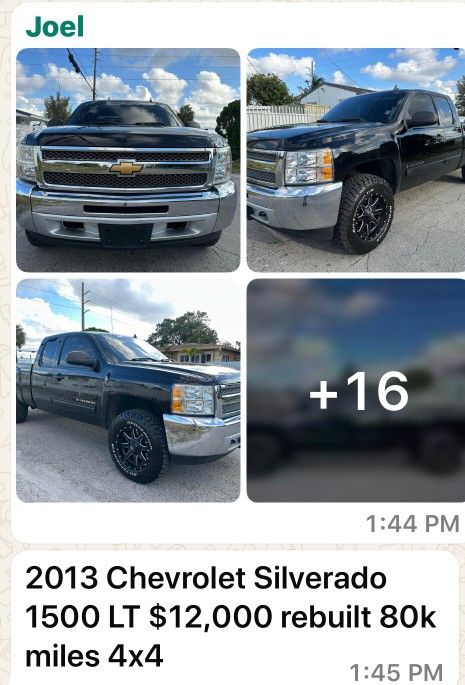 2013 Chevy Silverado 1500 Extended Cab