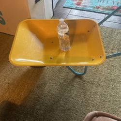 Kids  New (just Assembled) Metal Wheelbarrow. 