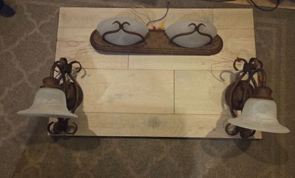 3-Piece Rustic Wall Light Set