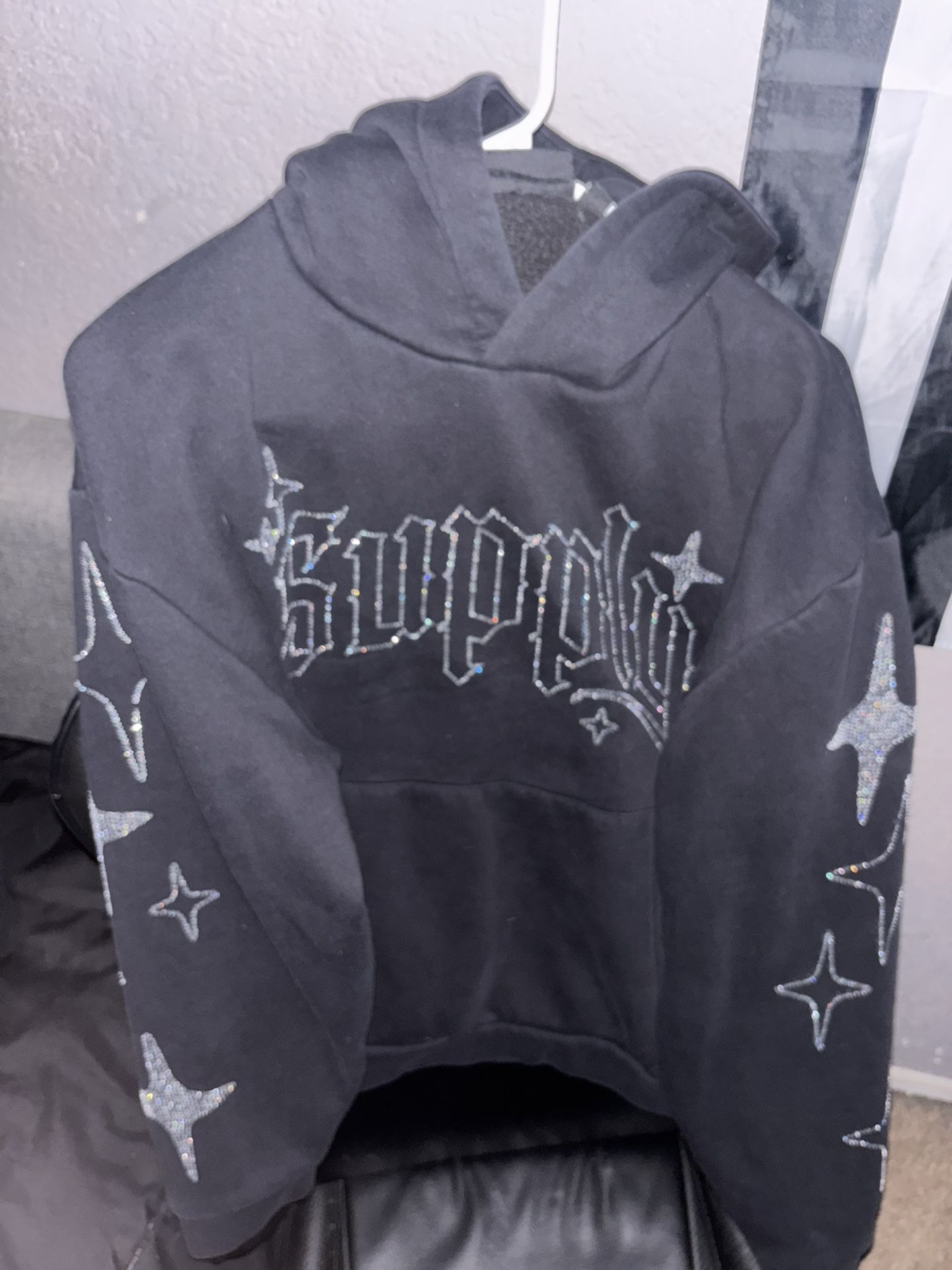 Supply Black Hoodie
