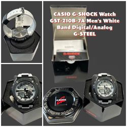 GSHOCK GSTEEL WHT MENS