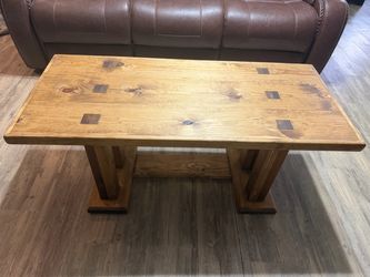 Handmade Solid Pine & Cedar Rustic Coffee Table