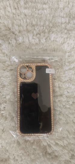 Rhinestone Glam Phone Case with Heart iphone 13