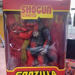 Super7 ULTIMATES! Toho Shogun Godzilla (Vintage Red) - 7" Toho Godzilla Action Figure with Accessories