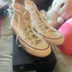 White Converse 
