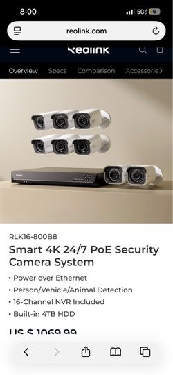 Reolink security camera’s