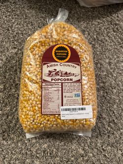 AmishCountryPopcorn6lbBagMushroomPopcorn KernelsOld FashionedNonGMOandGlutenFree