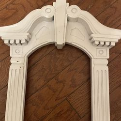 Beautiful Roman Wood Frame 20 Inches Tall X 14 inches Wide