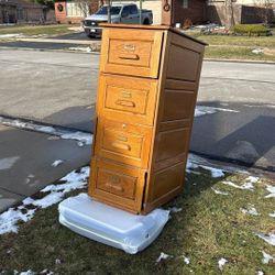 Free File Cabinet - Solid Wood 