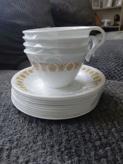 Coffee cups, coffee plates