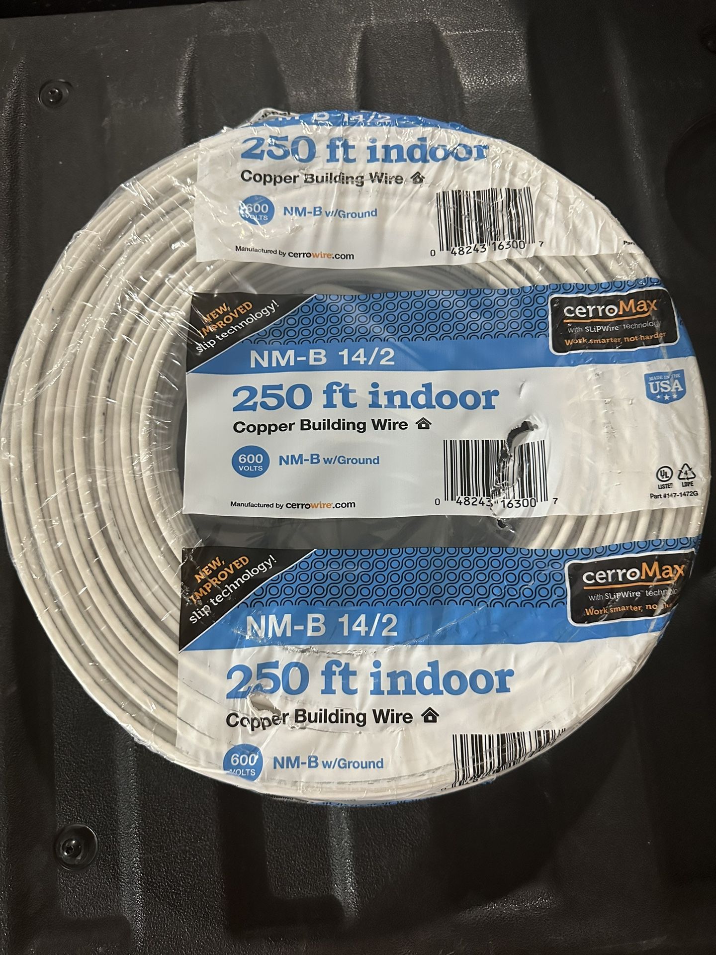Southwire 250 ft. 14/2 Romex SIMpull Solid NM-B W/G Wire