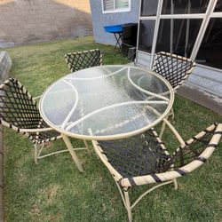 Vintage Brown Jordan Patio Set 