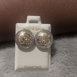 Versace Gold Earrings 